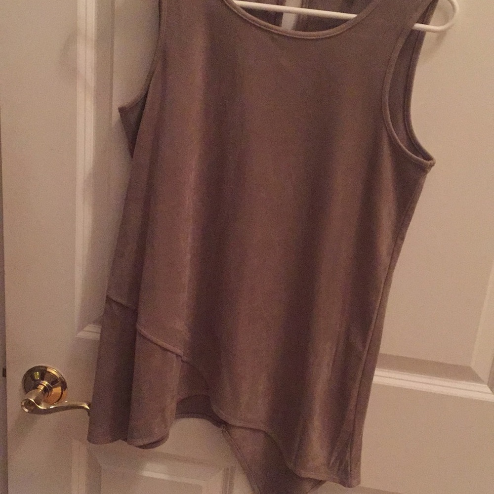 Suede feeling top